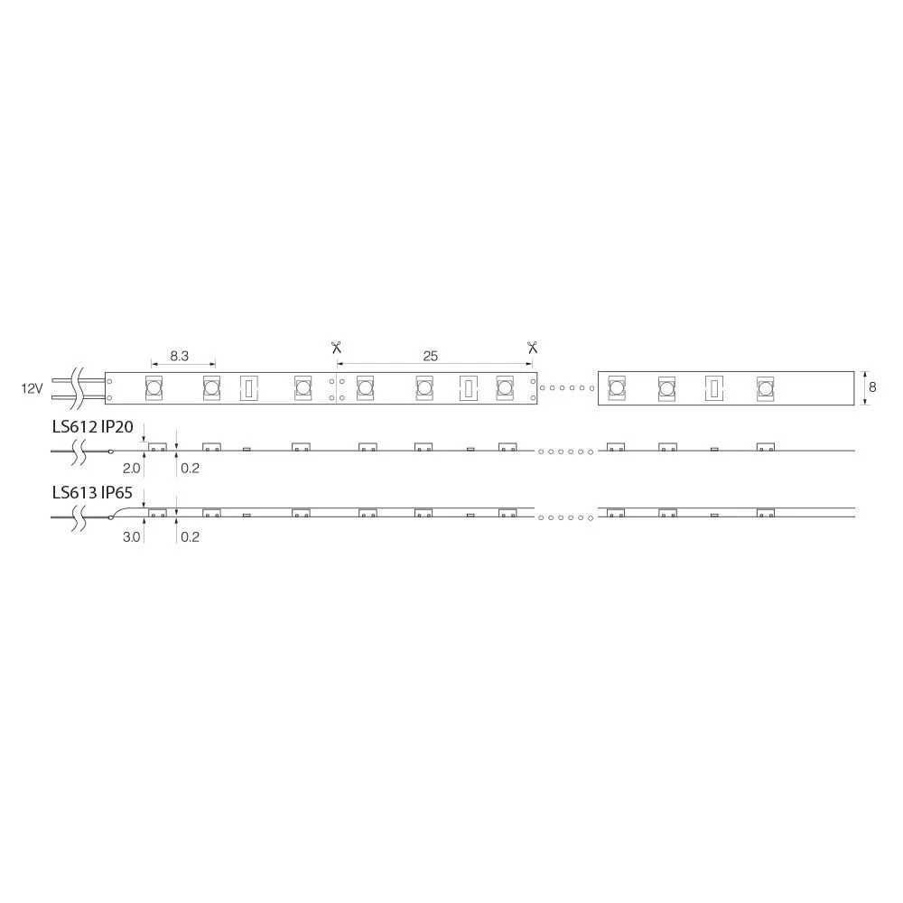 FERON Светодиодная LED лента LS612, 120SMD(2835)/m 9.6W/m 12V 5m 6500К Артикул 27729 FERON Светодиодная LED лента LS612, 120SMD(2835)/m 9.6W/m 12V 5m 6500К Артикул 27729