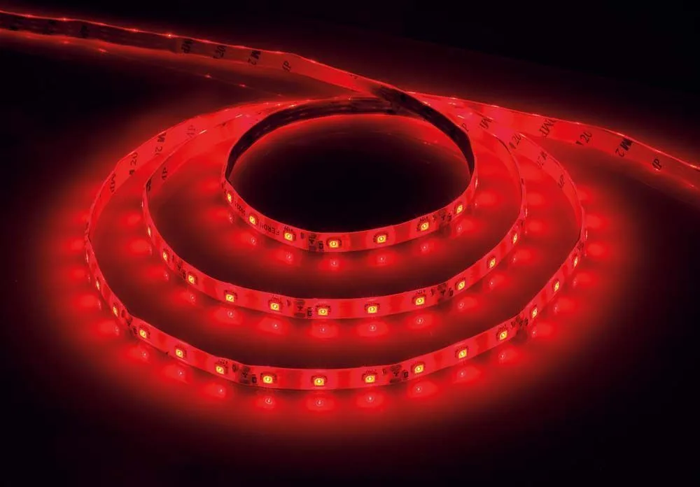 FERON Cветодиодная LED лента LS604, 60SMD(3528)/м 4.8Вт/м 1м IP65 12V красный Артикул 27750 FERON Cветодиодная LED лента LS604, 60SMD(3528)/м 4.8Вт/м 1м IP65 12V красный Артикул 27750