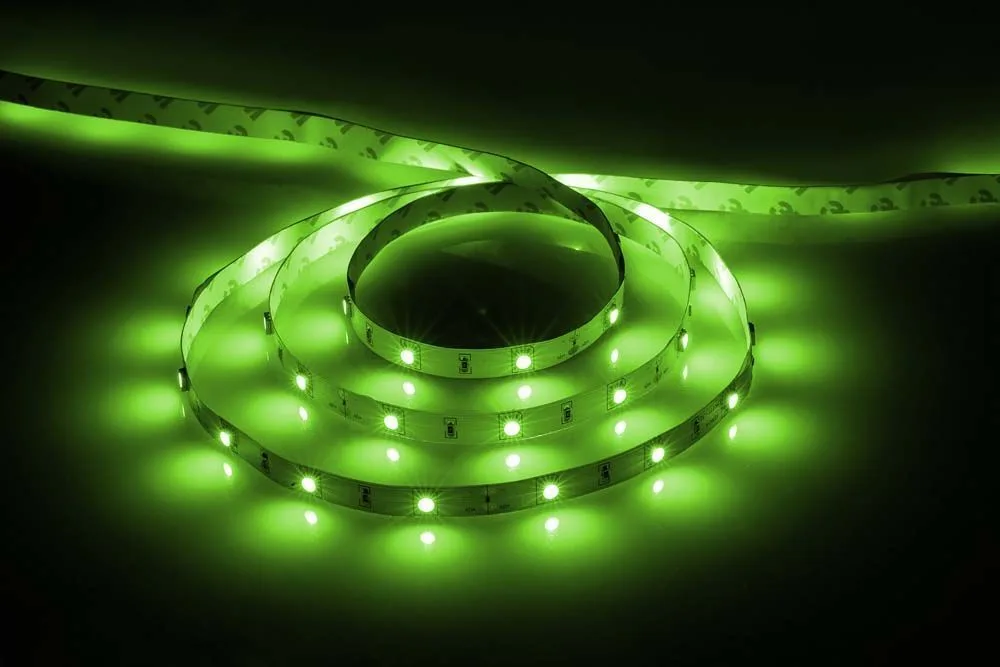 FERON Cветодиодная LED лента LS606, 30SMD(5050)/м 7.2Вт/м 5м IP20 12V зеленый Артикул 27757 FERON Cветодиодная LED лента LS606, 30SMD(5050)/м 7.2Вт/м 5м IP20 12V зеленый Артикул 27757