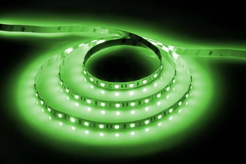 FERON Лента светодиодная, 60SMD(5050)/м 14.4Вт/м 12V 5м зеленый на белом, LS606 Артикул 27761 FERON Лента светодиодная, 60SMD(5050)/м 14.4Вт/м 12V 5м зеленый на белом, LS606 Артикул 27761