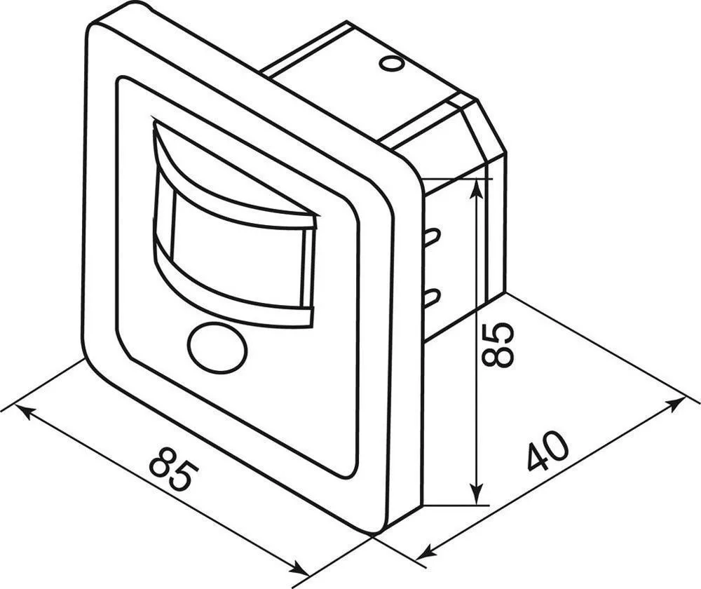 FERON Датчик движения 600W 9m 120° белый, SEN1/LX19B FERON Датчик движения 600W 9m 120° белый, SEN1/LX19B