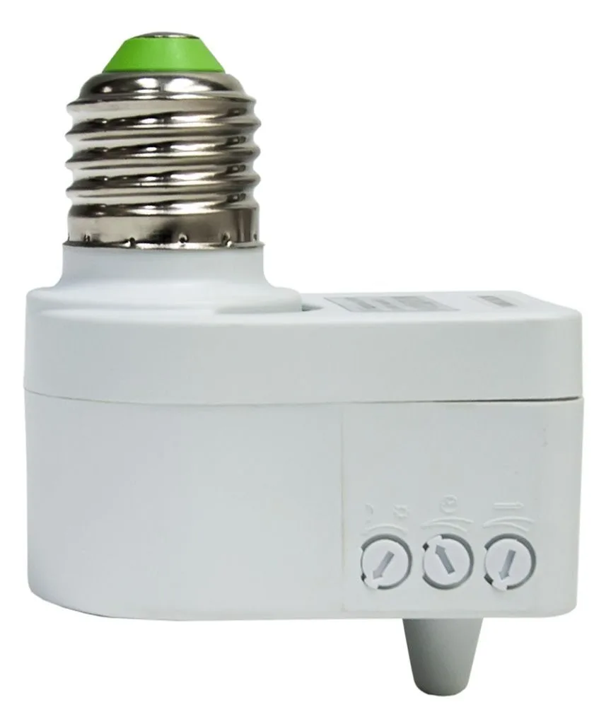 FERON Микроволновый датчик движения (с патроном E27) 5.8GHz 230V 60W 5m 360° белый, SEN41 FERON Микроволновый датчик движения (с патроном E27) 5.8GHz 230V 60W 5m 360° белый, SEN41