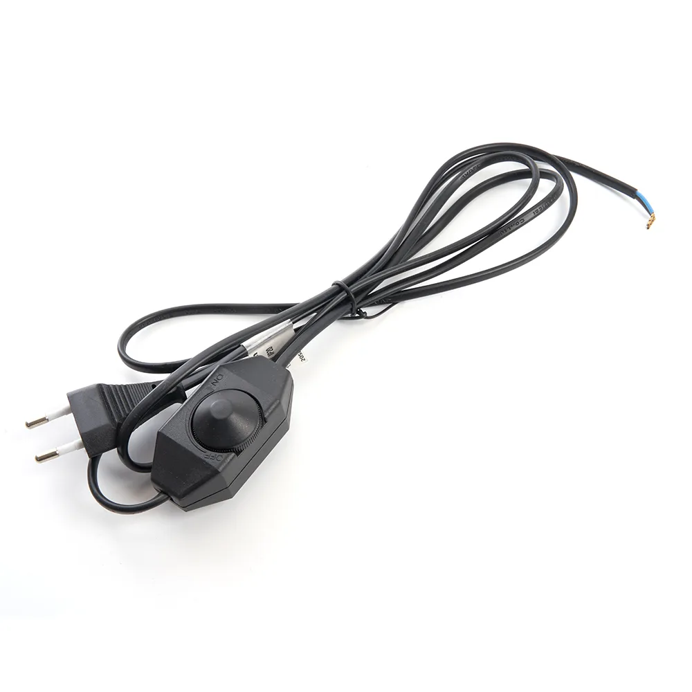 FERON Сетевой шнур с диммером 230V 2м, черный, DM103-200W FERON Сетевой шнур с диммером 230V 2м, черный, DM103-200W