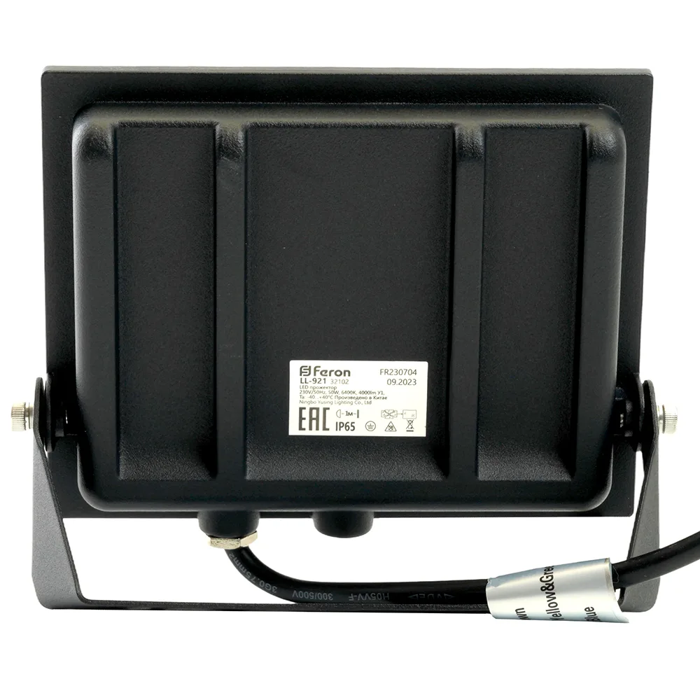 FERON Светодиодный прожектор LL-921 IP65 50W 6400K 32102 FERON Светодиодный прожектор LL-921 IP65 50W 6400K 32102