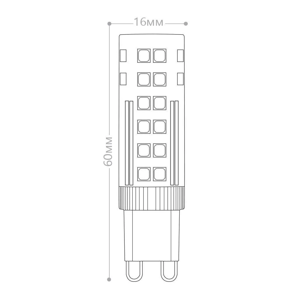 FERON Лампа светодиодная LB-433 G9 7W 175-265V 6400K 25768 FERON Лампа светодиодная LB-433 G9 7W 175-265V 6400K 25768