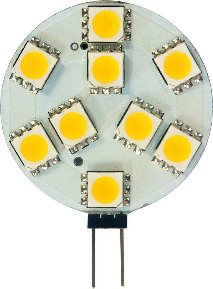 Лампа светодиодная, 12LED(3W) 12V G4 2700K, LB-16 25094