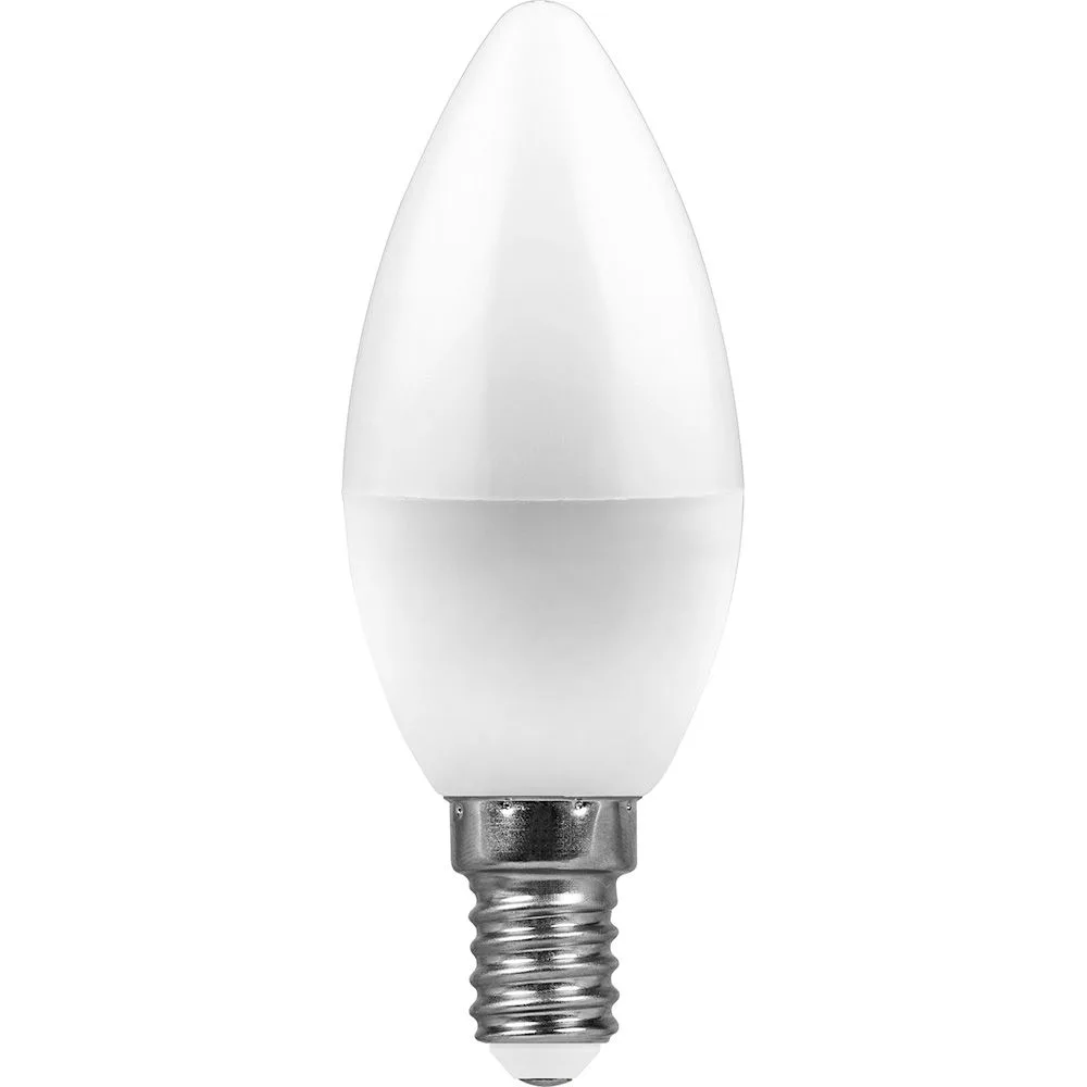 FERON Лампа светодиодная LB-570 Свеча E14 9W 175-265V 4000K 25799 FERON Лампа светодиодная LB-570 Свеча E14 9W 175-265V 4000K 25799