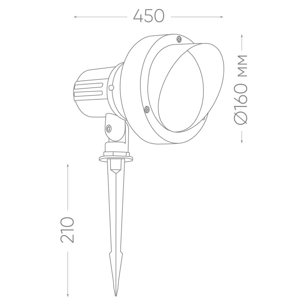 FERON Светодиодный светильник тротуарный (грунтовый) SP2706 12W RGB 85-265V IP65 32133 FERON Светодиодный светильник тротуарный (грунтовый) SP2706 12W RGB 85-265V IP65 32133
