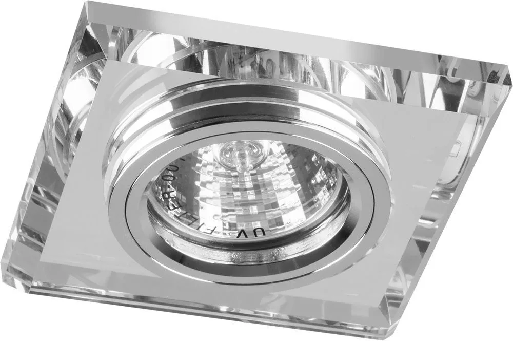 FERON Светильник встраиваемый с белой LED подсветкой 8150-2 потолочный MR16 G5.3 серебристый FERON Светильник встраиваемый с белой LED подсветкой 8150-2 потолочный MR16 G5.3 серебристый