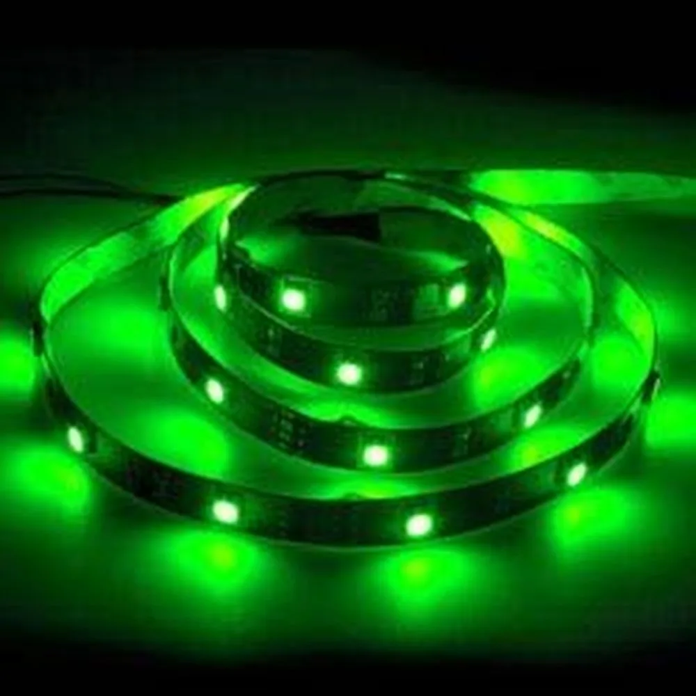 Лента светодиодная, 60SMD(5050)/m 14.4W/m 12V 5m зеленый, LS606 Артикул 27606