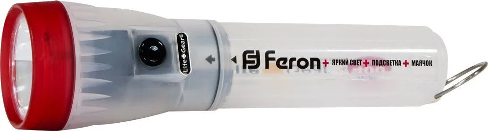 Фонарь 2 Leds красный 3*AA, TL023 12924