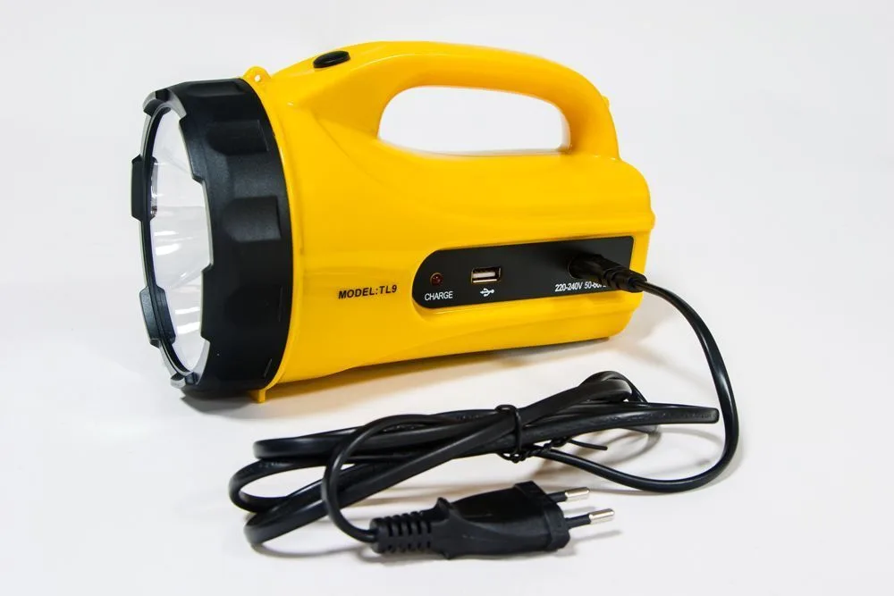 FERON Фонарь аккумуляторный 3LEDs 9W жёлтый, TL09 12937 FERON Фонарь аккумуляторный 3LEDs 9W жёлтый, TL09 12937
