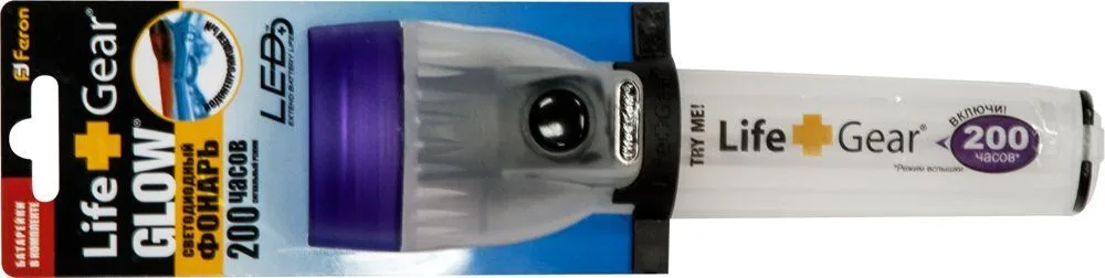 FERON Фонарь 2 Leds сиреневый 3*LR44, TL021 12950 FERON Фонарь 2 Leds сиреневый 3*LR44, TL021 12950