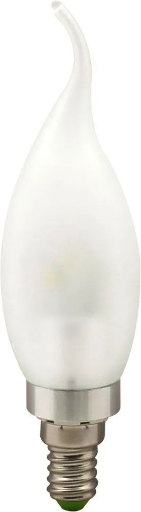 Лампа светодиодная, 6LED(3.5W) 230V E14 2700K матовая хром, LB-71 25308