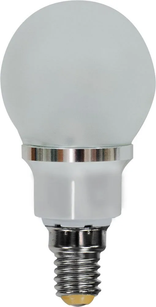 Лампа светодиодная, 6LED(3.5W) 230V E14 4000K матовая, LB-40 25324