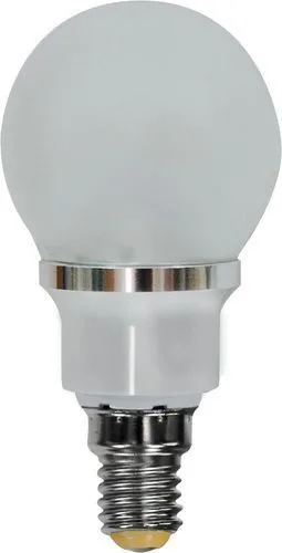 Лампа светодиодная, 6LED(3.5W) 230V E14 6400K матовая, LB-40 25325