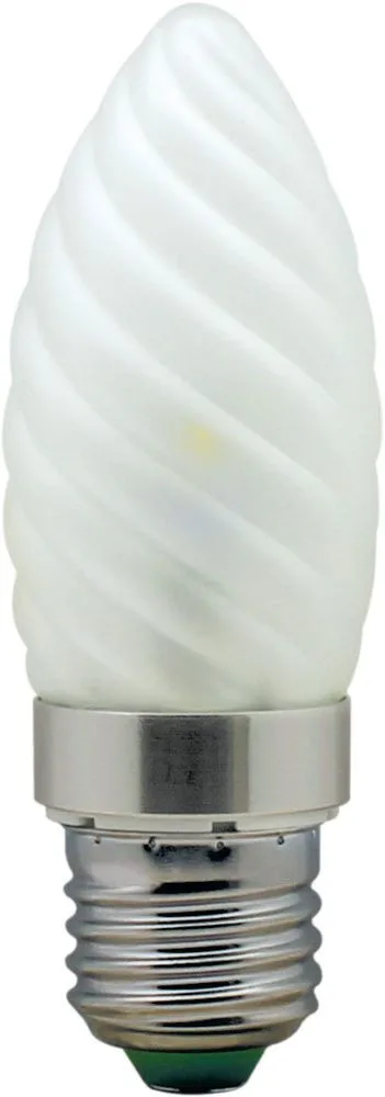 Лампа светодиодная, 6LED(3.5W) 230V E27 6400K матовая хром, LB-77 25343