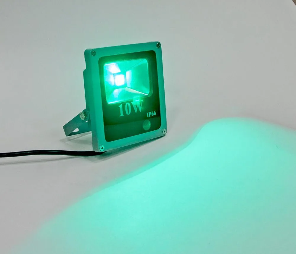 FERON Прожектор квадратный, 1LED/10W-зеленый 230V серый (IP66), LL-271 12193 FERON Прожектор квадратный, 1LED/10W-зеленый 230V серый (IP66), LL-271 12193