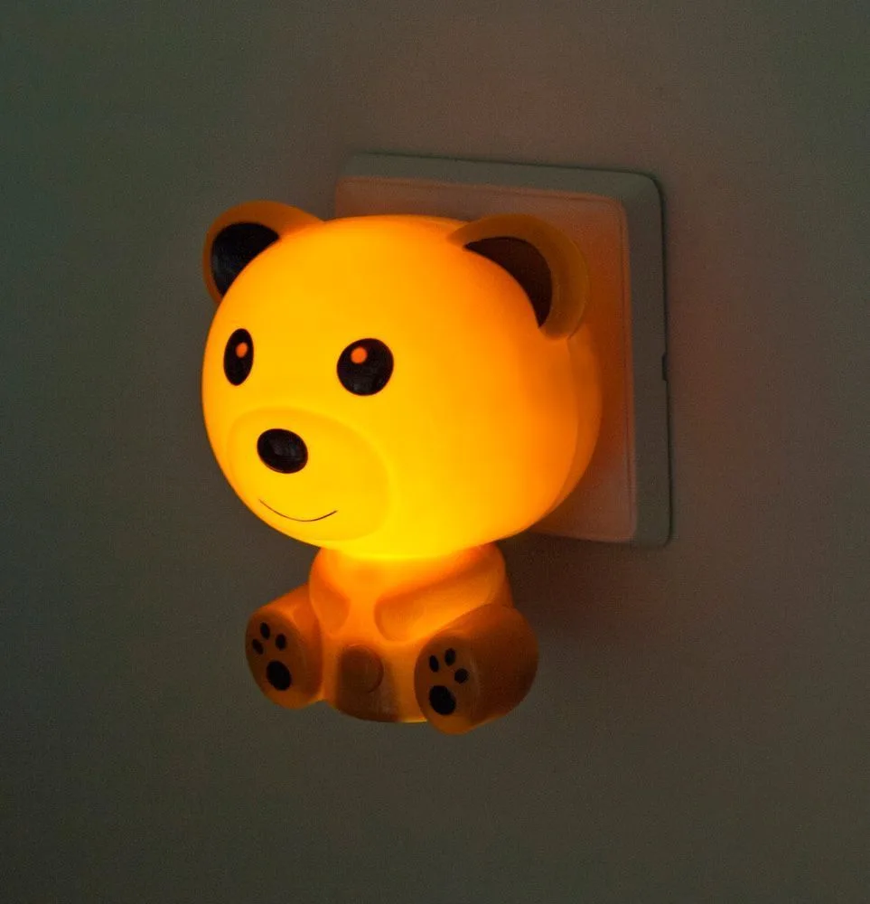 FERON Светильник ночной 'медвежонок' 3LED 0.8W 230V коричневый, FN1006 23260 FERON Светильник ночной 'медвежонок' 3LED 0.8W 230V коричневый, FN1006 23260