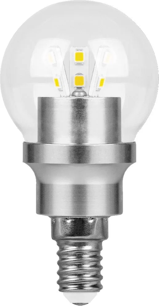 Лампа светодиодная, (3.5W) 230V E14 6400K, LB-40 25286