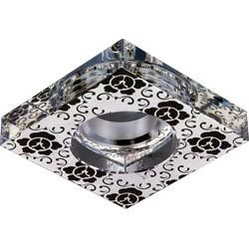 FERON Светильник потолочный, MR16 G5.3 белый фон - черный рисунок, CD6036 13013 FERON Светильник потолочный, MR16 G5.3 белый фон - черный рисунок, CD6036 13013