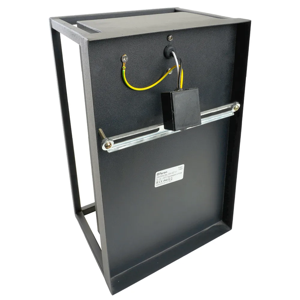 FERON Светильник садово-парковый PL641 на стену 60W 230V E27, черный 11647 FERON Светильник садово-парковый PL641 на стену 60W 230V E27, черный 11647