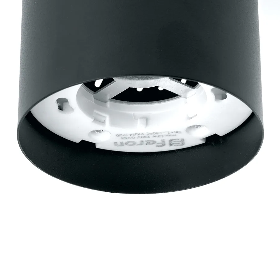 FERON Светильник потолочный HL352 12W, 230V, GX53 и подсветка 1W, 4000K, черный 41458 FERON Светильник потолочный HL352 12W, 230V, GX53 и подсветка 1W, 4000K, черный 41458