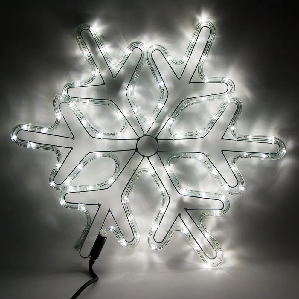 Световая фигура 230V, дюралайт 14 м 24 LED/м (белый), шнур 1,6м IP44, 54*54 см, LT066 артикул 26955