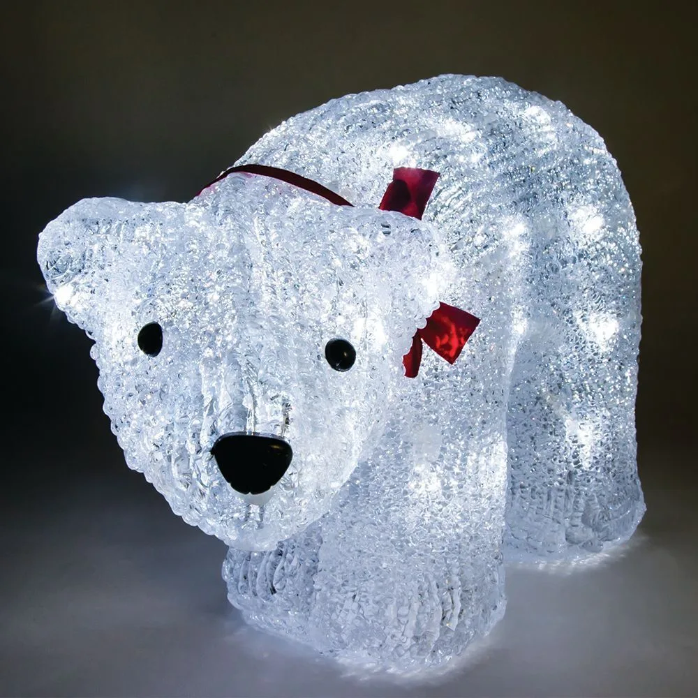 Световая фигура акриловая  220-240V  40 LED (белый 6500К), IP44, 34*17*22 см,  1,5м шнур,  LT038 артикул 26946