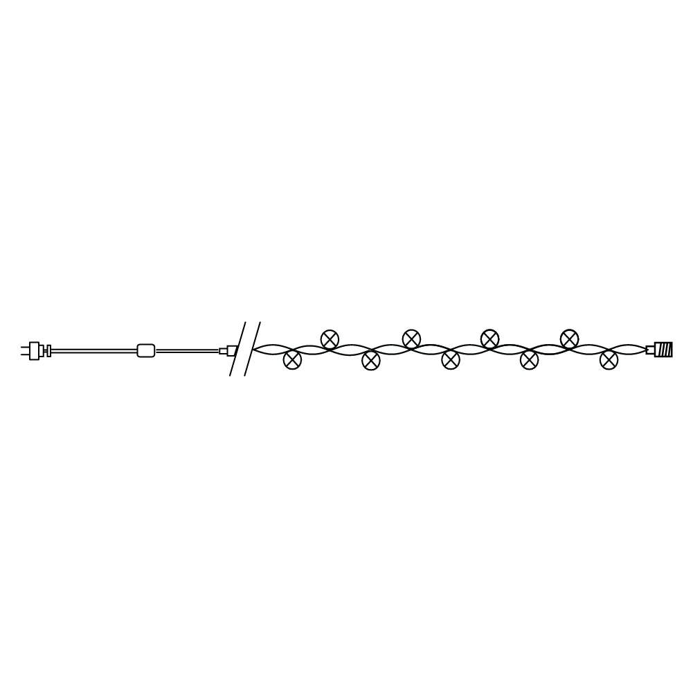 FERON CL43 Гирлянда линейная, 200 LED 2700К,статичная, 20 м +1.5м, черный шнур FERON CL43 Гирлянда линейная, 200 LED 2700К,статичная, 20 м +1.5м, черный шнур