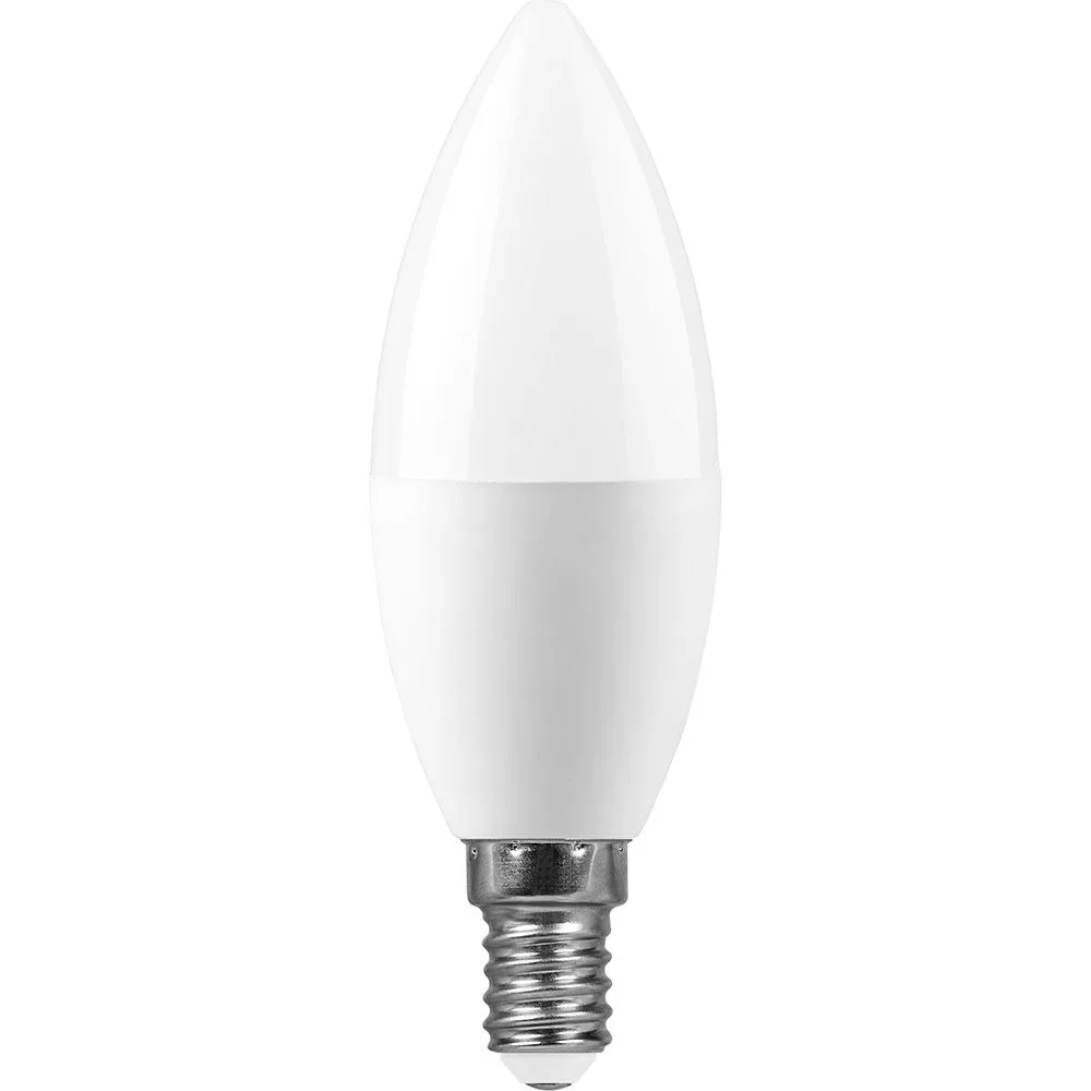 FERON Лампа светодиодная LB-970 Свеча E14 13W 175-265V 6400K 38109 FERON Лампа светодиодная LB-970 Свеча E14 13W 175-265V 6400K 38109