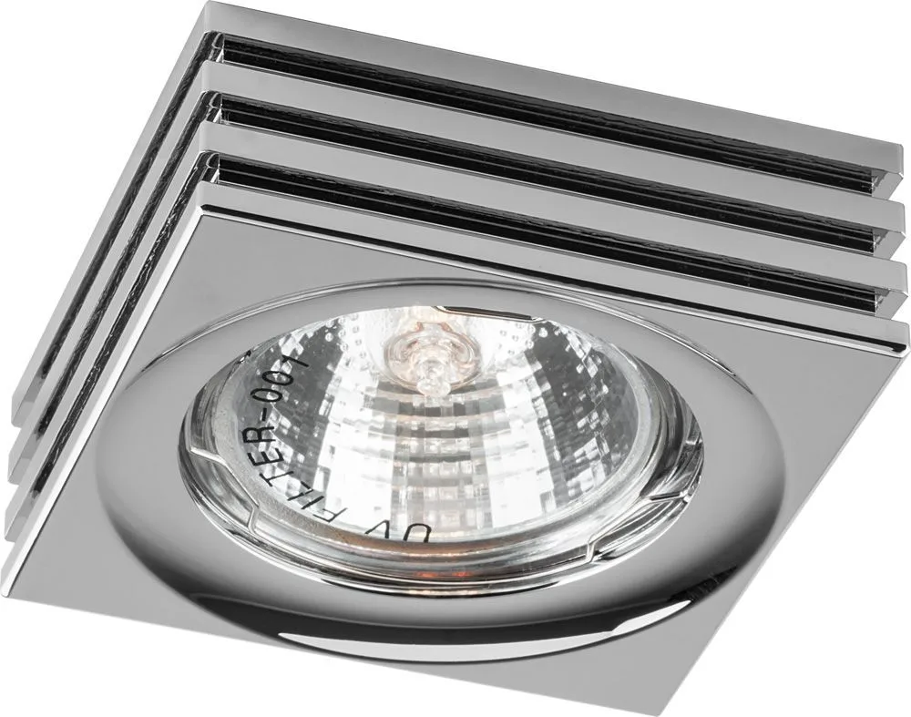 Светильник встраиваемый FERON DL232 потолочный MR16 G5.3 хром 18604
