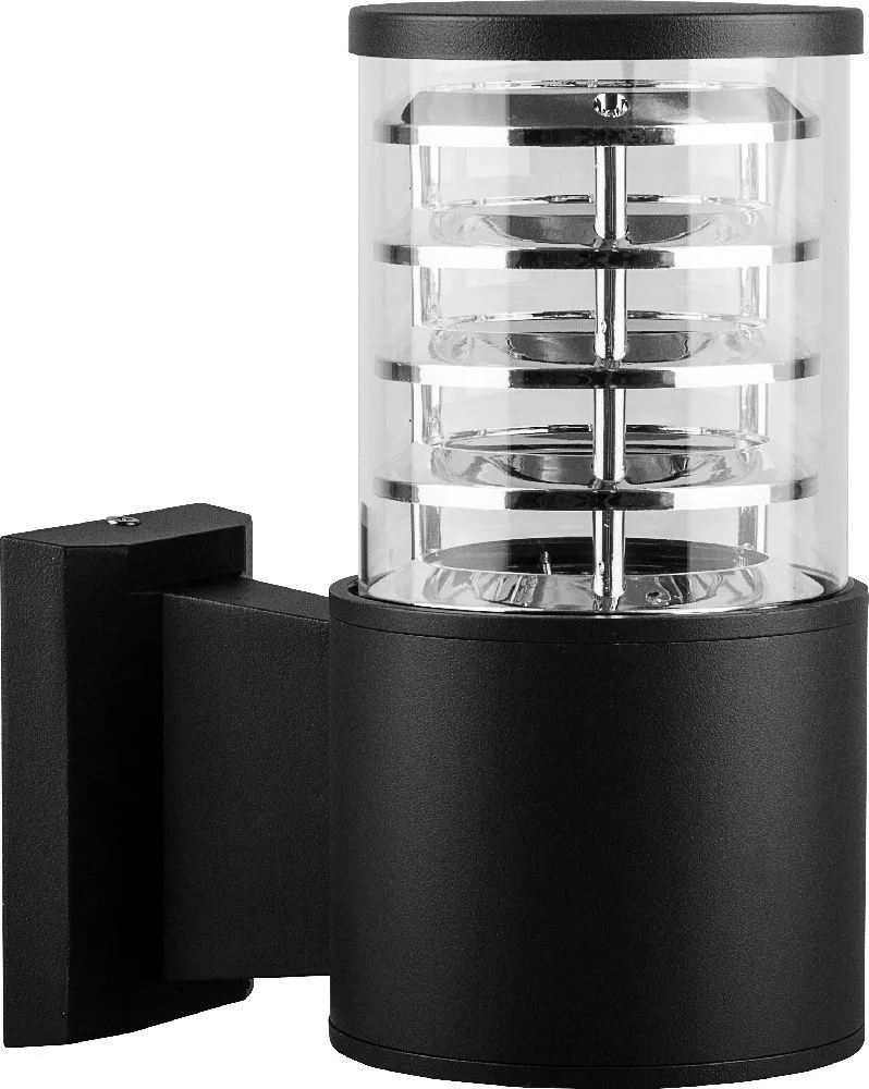 Светильник садово-парковый FERON DH0801, на стену вверх, E27 230V, черный 06300