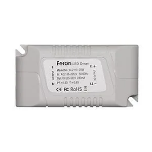FERON Драйвер для светодиодного светильника 15W-18W LB0155 FERON Драйвер для светодиодного светильника 15W-18W LB0155