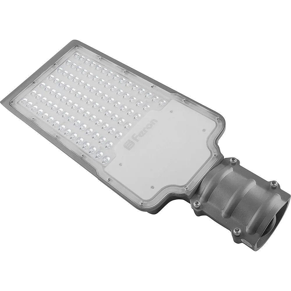 FERON Светодиодный уличный консольный светильник SP2923 80W 6400K AC100-265V, серый 32215 FERON Светодиодный уличный консольный светильник SP2923 80W 6400K AC100-265V, серый 32215
