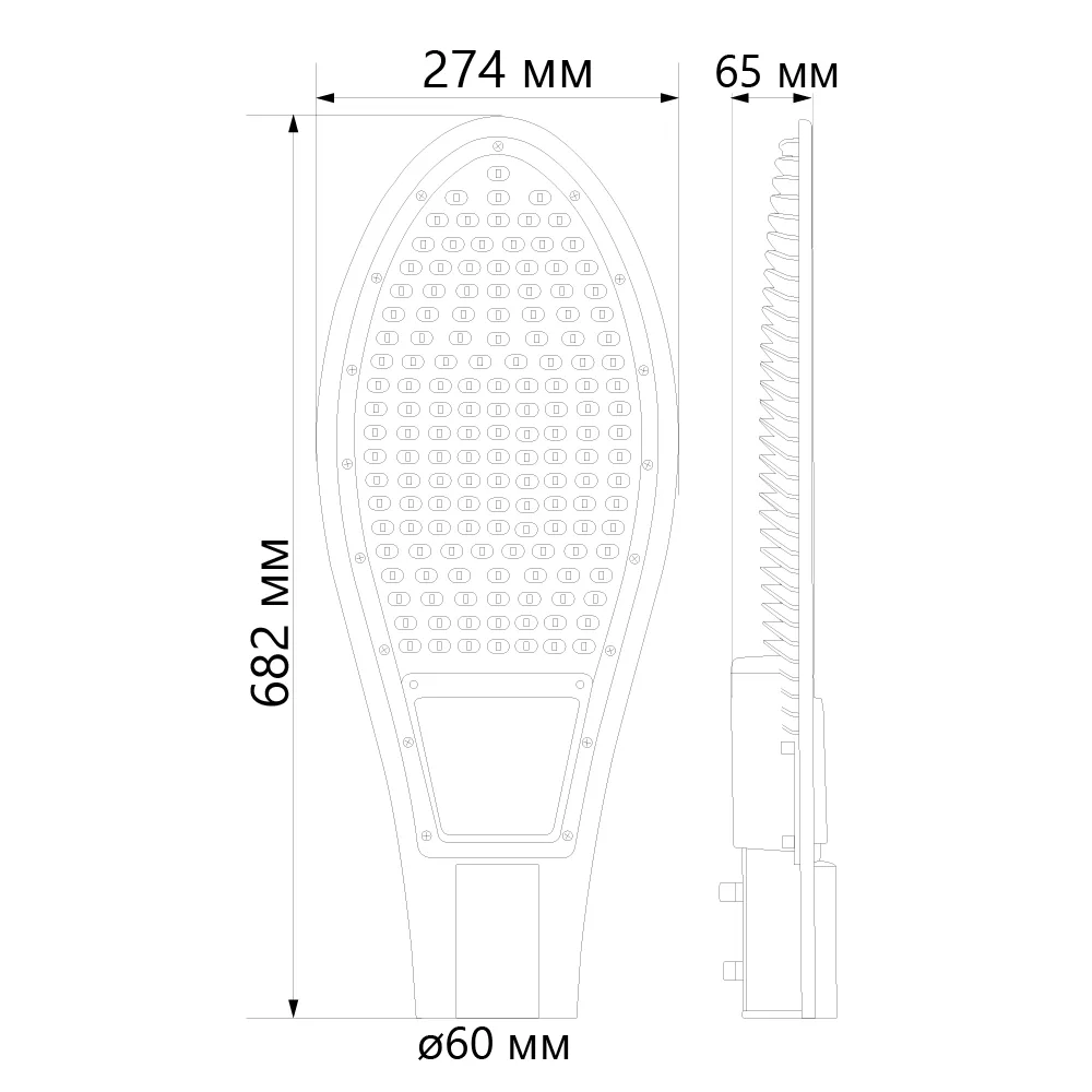 FERON Светодиодный уличный консольный светильник SP2928 150W 6400K 230V, черный 32220 FERON Светодиодный уличный консольный светильник SP2928 150W 6400K 230V, черный 32220