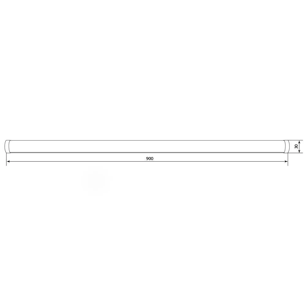 FERON Светодиодный светильник 90LEDs 4000K 18W в пластиковом корпусе IP44, AL5048 FERON Светодиодный светильник 90LEDs 4000K 18W в пластиковом корпусе IP44, AL5048