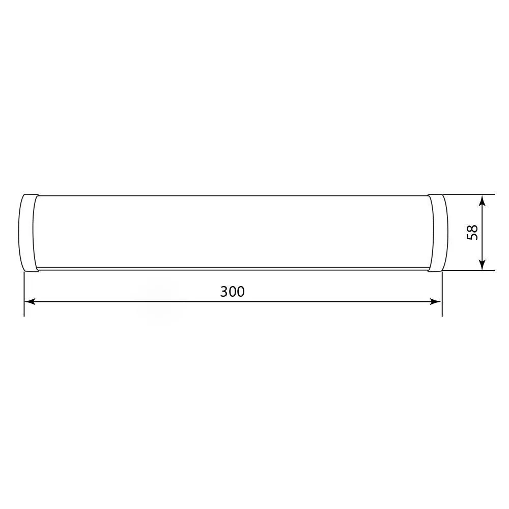 FERON Светодиодный светильник 30LEDs 4000K 6W в пластиковом корпусе IP44, AL5049 FERON Светодиодный светильник 30LEDs 4000K 6W в пластиковом корпусе IP44, AL5049