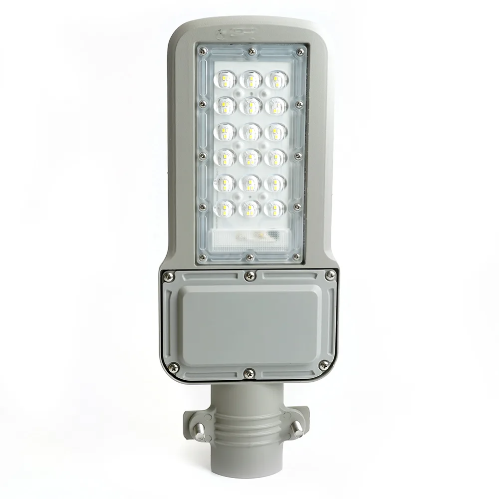 FERON Светодиодный уличный консольный светильник SP3040 50W 5000K 230V, серый 41548 FERON Светодиодный уличный консольный светильник SP3040 50W 5000K 230V, серый 41548