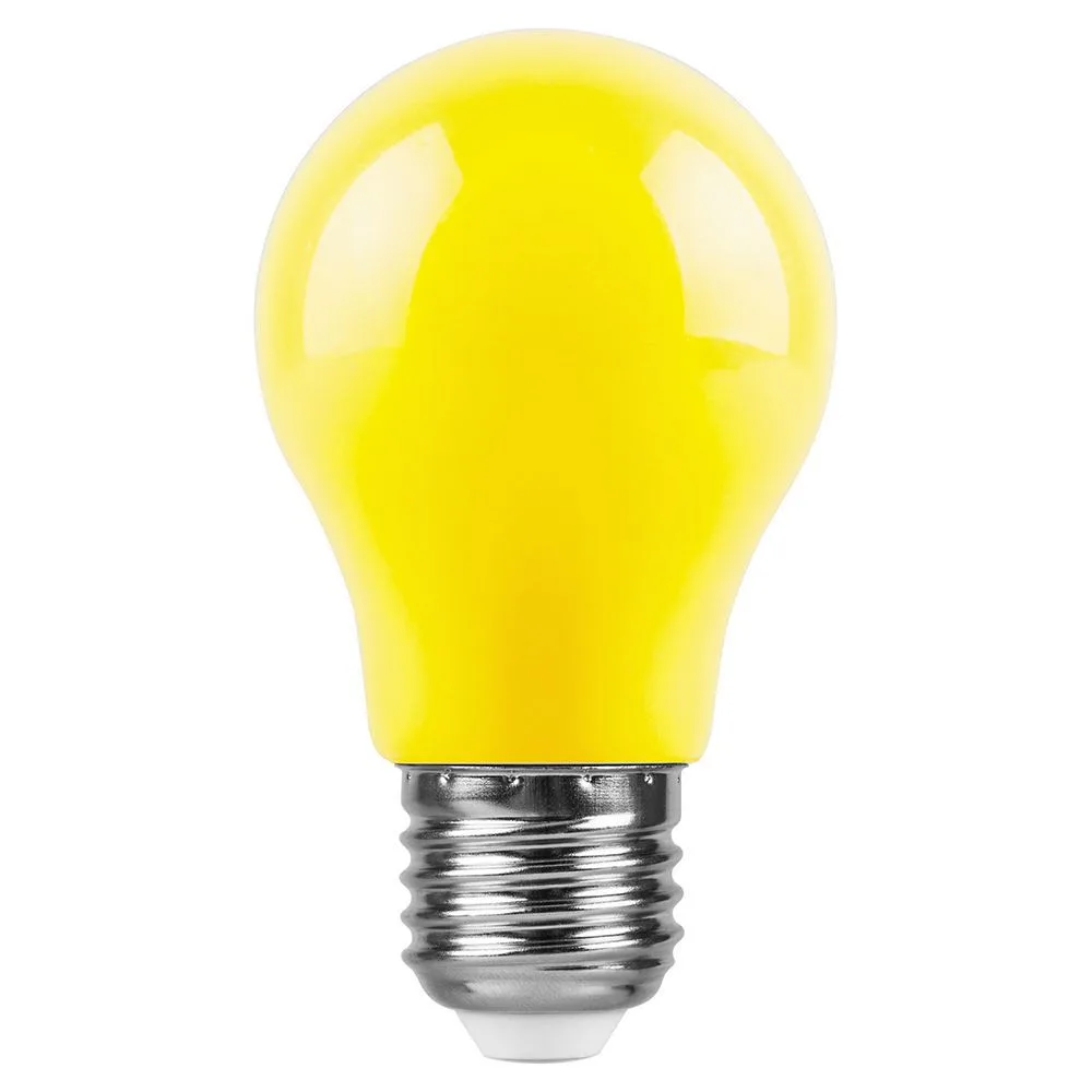 FERON Лампа светодиодная LB-375 E27 3W 230V желтый 25921 FERON Лампа светодиодная LB-375 E27 3W 230V желтый 25921