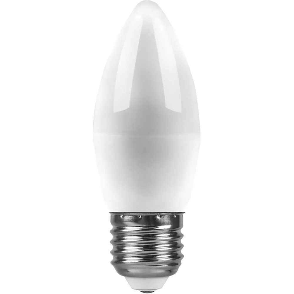 FERON Лампа светодиодная LB-570 Свеча E27 9W 175-265V 4000K 25937 FERON Лампа светодиодная LB-570 Свеча E27 9W 175-265V 4000K 25937