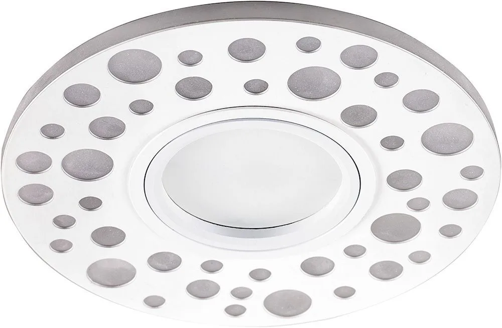 FERON Светильник встраиваемый с LED подсветкой CD989 потолочный MR16 G5.3 белый FERON Светильник встраиваемый с LED подсветкой CD989 потолочный MR16 G5.3 белый