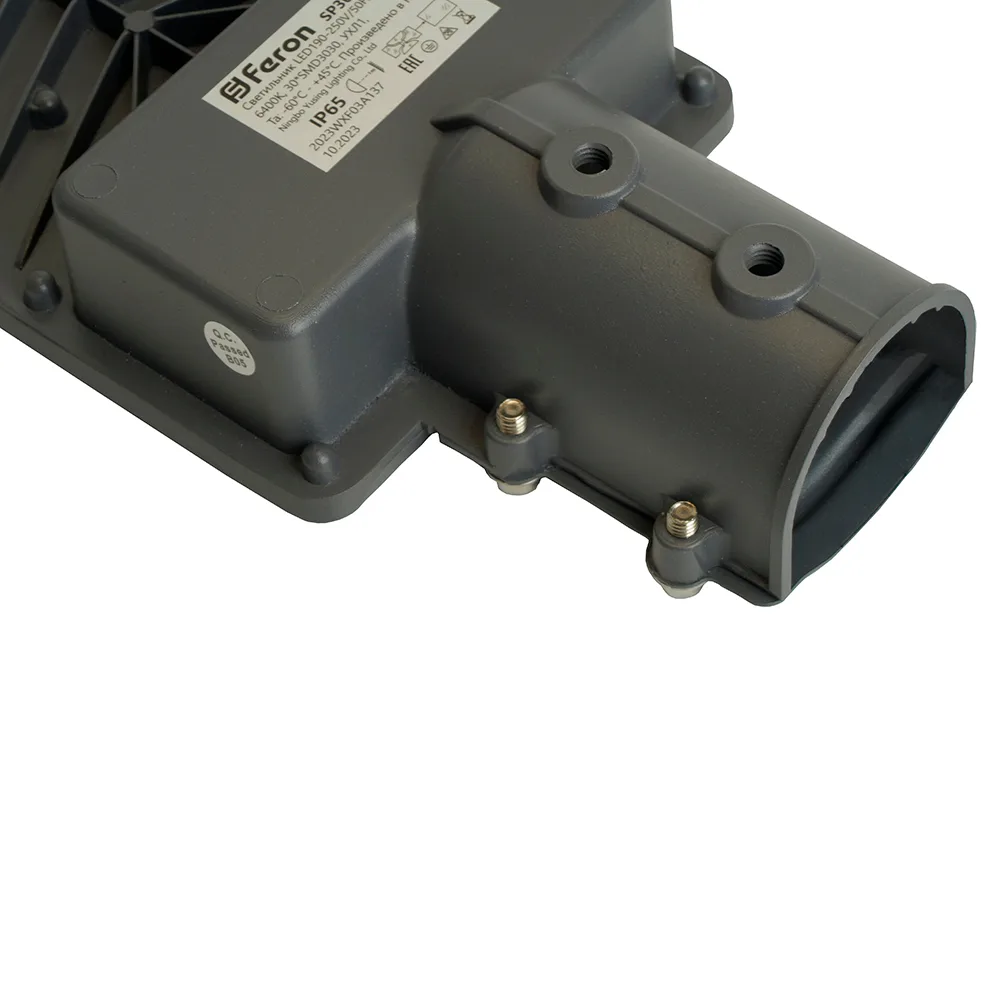 FERON Светодиодный уличный консольный светильник SP3031 30W 6400K 230V, серый 32576 FERON Светодиодный уличный консольный светильник SP3031 30W 6400K 230V, серый 32576