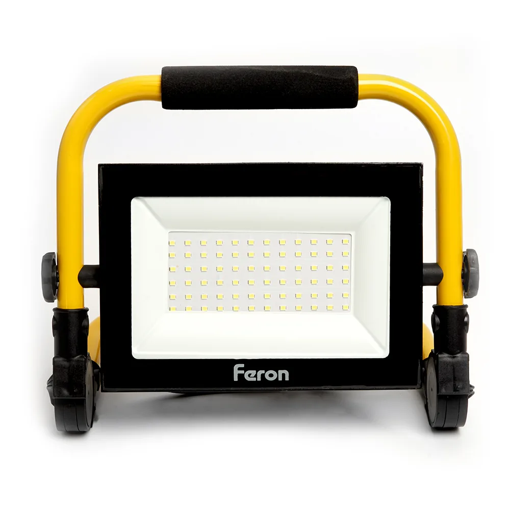 FERON Светодиодный прожектор LL-515 переносной 70W, 6400K, IP65 FERON Светодиодный прожектор LL-515 переносной 70W, 6400K, IP65