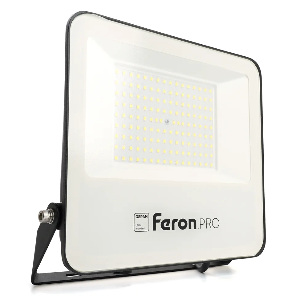 FERON Светодиодный прожектор Feron.PRO LL-1000 IP65 100W 6400K черный 41541 FERON Светодиодный прожектор Feron.PRO LL-1000 IP65 100W 6400K черный 41541