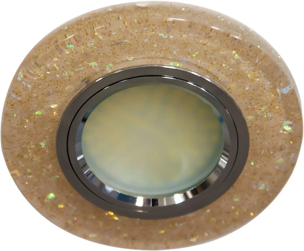 FERON Светильник встраиваемый с белой LED подсветкой 8585-2 потолочный MR16 G5.3 желтый FERON Светильник встраиваемый с белой LED подсветкой 8585-2 потолочный MR16 G5.3 желтый