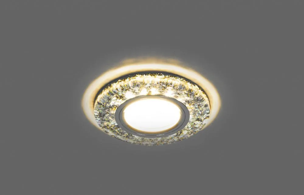 FERON Светильник встраиваемый с белой LED подсветкой 8585-2 потолочный MR16 G5.3 зеленый FERON Светильник встраиваемый с белой LED подсветкой 8585-2 потолочный MR16 G5.3 зеленый