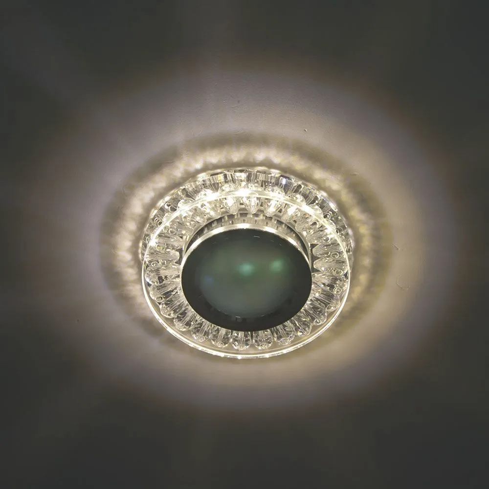 FERON Светильник встраиваемый с белой LED подсветкой C1015MO потолочный MR16 G5.3 прозрачный FERON Светильник встраиваемый с белой LED подсветкой C1015MO потолочный MR16 G5.3 прозрачный