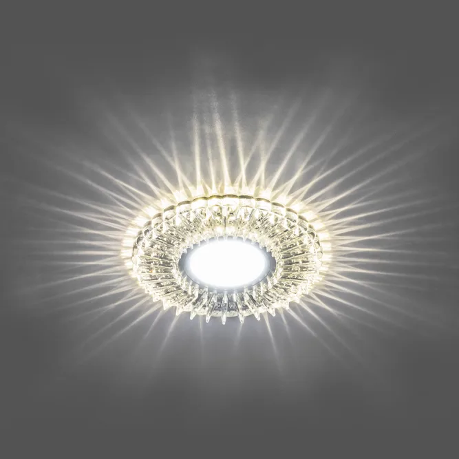 FERON Светильник встраиваемый с белой LED подсветкой CD900 потолочный MR16 G5.3 белый FERON Светильник встраиваемый с белой LED подсветкой CD900 потолочный MR16 G5.3 белый