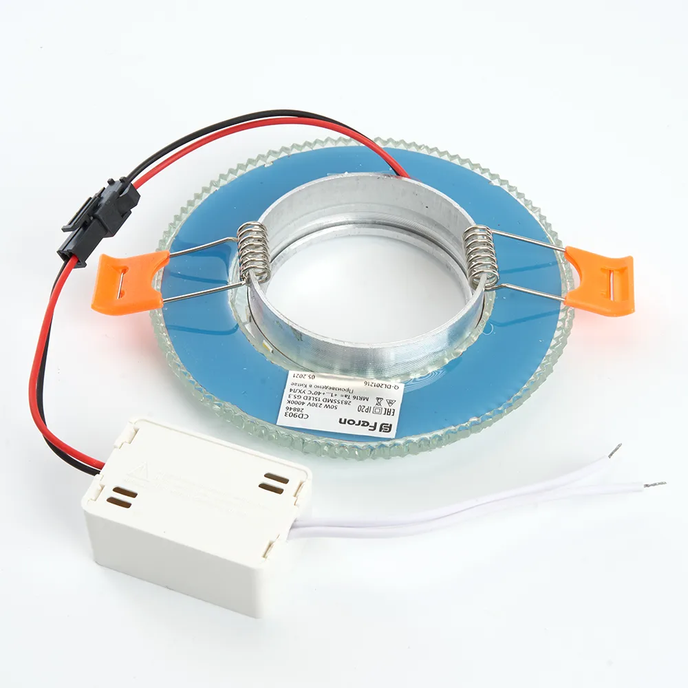 FERON Светильник встраиваемый с белой LED подсветкой CD903 потолочный MR16 G5.3 белый FERON Светильник встраиваемый с белой LED подсветкой CD903 потолочный MR16 G5.3 белый